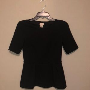 H&M PEPLUM TOP